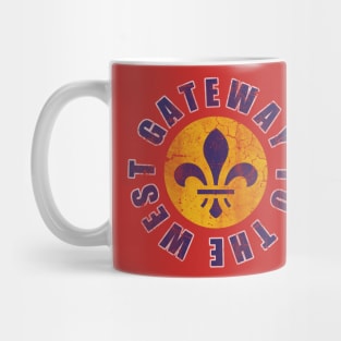 St Louis Missouri Gateway To The West Vintage Fade Mug